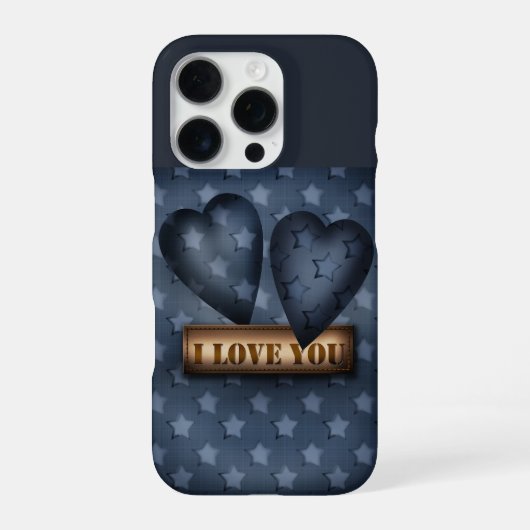 Ik hou van je iPhone hoesje (Achterkant)