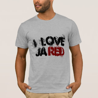 Ik hou van je, ja, rood t-shirt