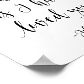 Ik hou van je, John 13:34 Poster (Hoek)