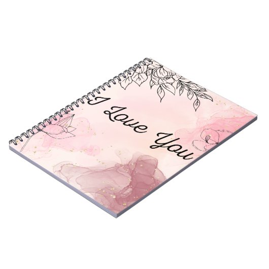 Ik hou van je Journal Notitieboek (Linkerzijde)