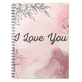 Ik hou van je Journal Notitieboek (Voorkant)