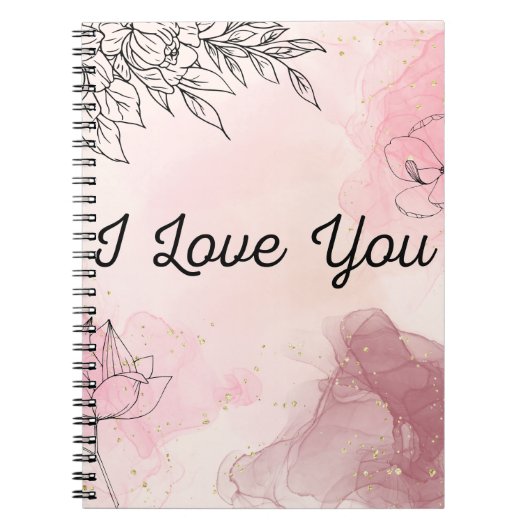 Ik hou van je Journal Notitieboek (Voorkant)