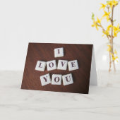 Ik hou van je kaart (Gele Bloem)