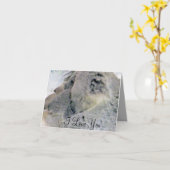 Ik hou van je. kaart (Gele Bloem)