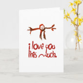 Ik hou van je kaart (Gele Bloem)