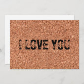 "Ik hou van je" Kaart (Voorkant / Achterkant)