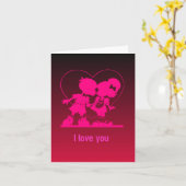 Ik hou van je kaart (Gele Bloem)