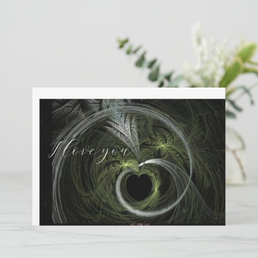 Ik hou van je kaart (Staand voorkant)