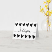 Ik hou van je kaart (Gele Bloem)