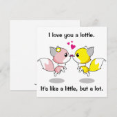 Ik hou van je kaart (Voorkant / Achterkant)