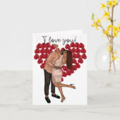 Ik hou van je kaart (Gele Bloem)