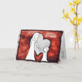 Ik hou van je kaart (Gele Bloem)