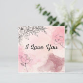 Ik hou van je kaart (Staand voorkant)