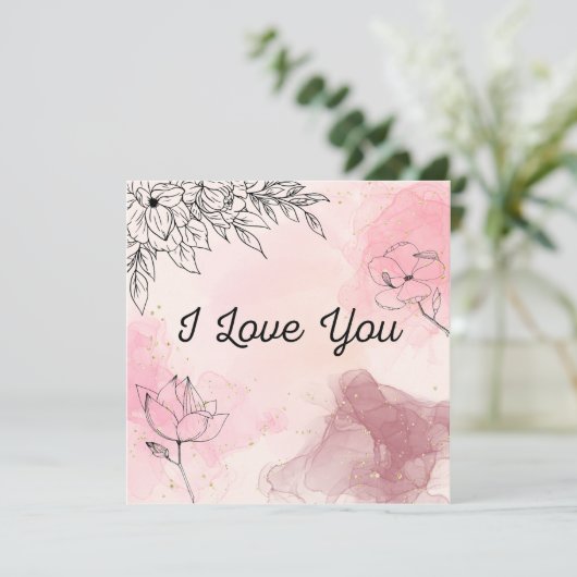 Ik hou van je kaart (Staand voorkant)