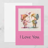 Ik hou van je kaart (Voorkant / Achterkant)