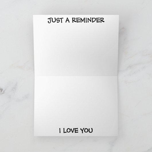 Ik hou van je kaart (Binnen)