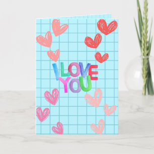 IK HOU VAN JE KAART   Dubbele kaart   Valentijnsda