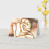 Ik hou van je Kaart Gepersonaliseerde liefdevolle  (Gele Bloem)