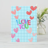 Ik hou van je Kaart | Valentijnsdag (Staand voorkant)