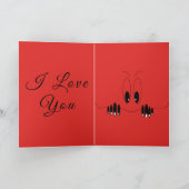 Ik hou van je Kaart voor jou - aangepaste kleuren  (Binnen)