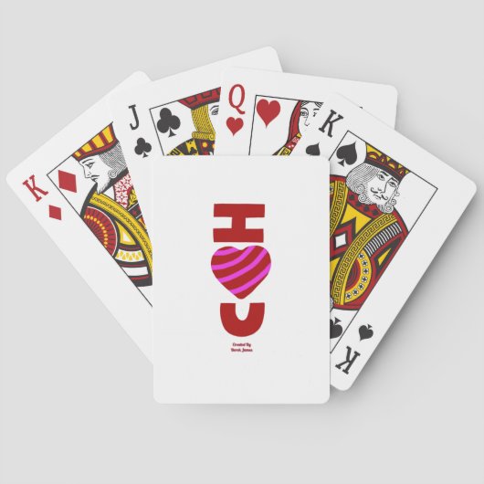 Ik hou van je kaarten spelen (Achterkant)