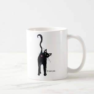 Ik hou van je, kat. koffiemok