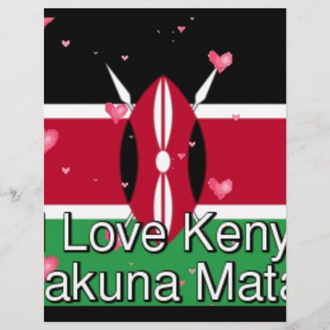 Ik hou van je! Kenya Hakuna Matata (Voorkant)