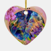 Ik hou van je keramisch ornament (Voorkant)