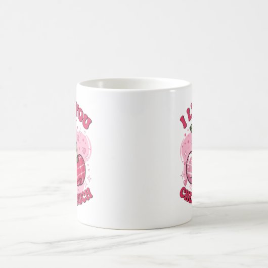 Ik hou van je kersen veel Schattigee Valentijn Koffiemok (Center)