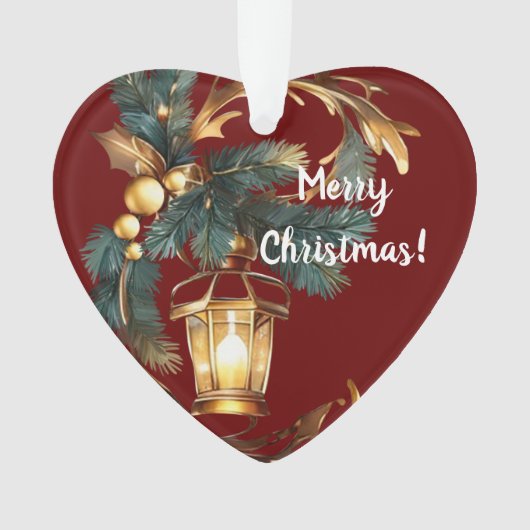 Ik hou van je kerst ornament (voorkant)