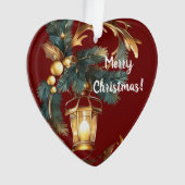 Ik hou van je kerst ornament (voorkant)