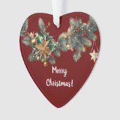 Ik hou van je kerst ornament (voorkant)