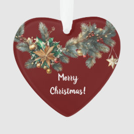 Ik hou van je kerst ornament