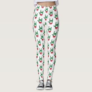 Ik hou van je kerstkrans leggings