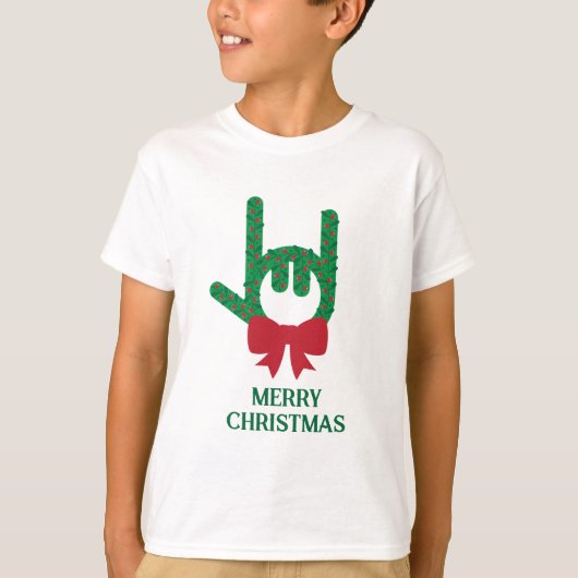 Ik hou van je kerstkrans t-shirt (Voorkant)
