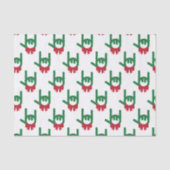 Ik hou van je kerstkrans tissuepapier (Voorkant)