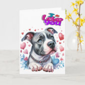 IK HOU VAN JE - Kijk binnenin . Kaart (Gele Bloem)