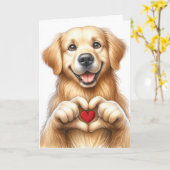 IK HOU VAN JE - Kijk naar binnen. Kaart (Gele Bloem)