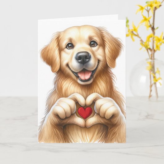 IK HOU VAN JE - Kijk naar binnen. Kaart (Gele Bloem)