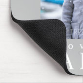 Ik hou van je Kind Foto Vaderdag Muismat (Hoek)