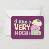 Ik hou van je Kinder Valentijnsdag. Notitiekaartje (Voorkant)