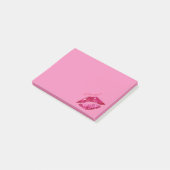 Ik hou van je Kiss Post-It Notes (Schuin)