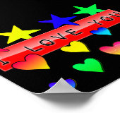 Ik hou van je kleine Poster (Hoek)