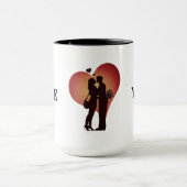 Ik hou van je koffie mok (Midden)