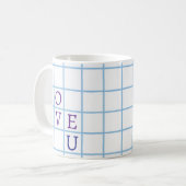 "Ik hou van je" Koffiemok (Voorkant links)