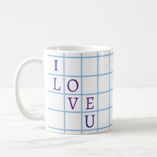 "Ik hou van je" Koffiemok (Links)