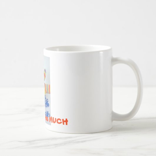 Ik hou van je. koffiemok (Rechts)