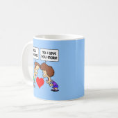 Ik hou van je koffiemok (Voorkant links)