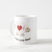 Ik hou van je! koffiemok (Voorkant links)