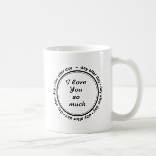 Ik hou van je koffiemok